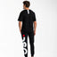 T-SHIRT DSG NERA CON STAMPA LOGO VERDE ACIDO