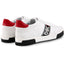 SNEAKER NAPPA BIANCA CON GRO LATERALE STAMPATO
