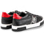 SNEAKER NAPPA NERA CON GRO LATERALE STAMPATO