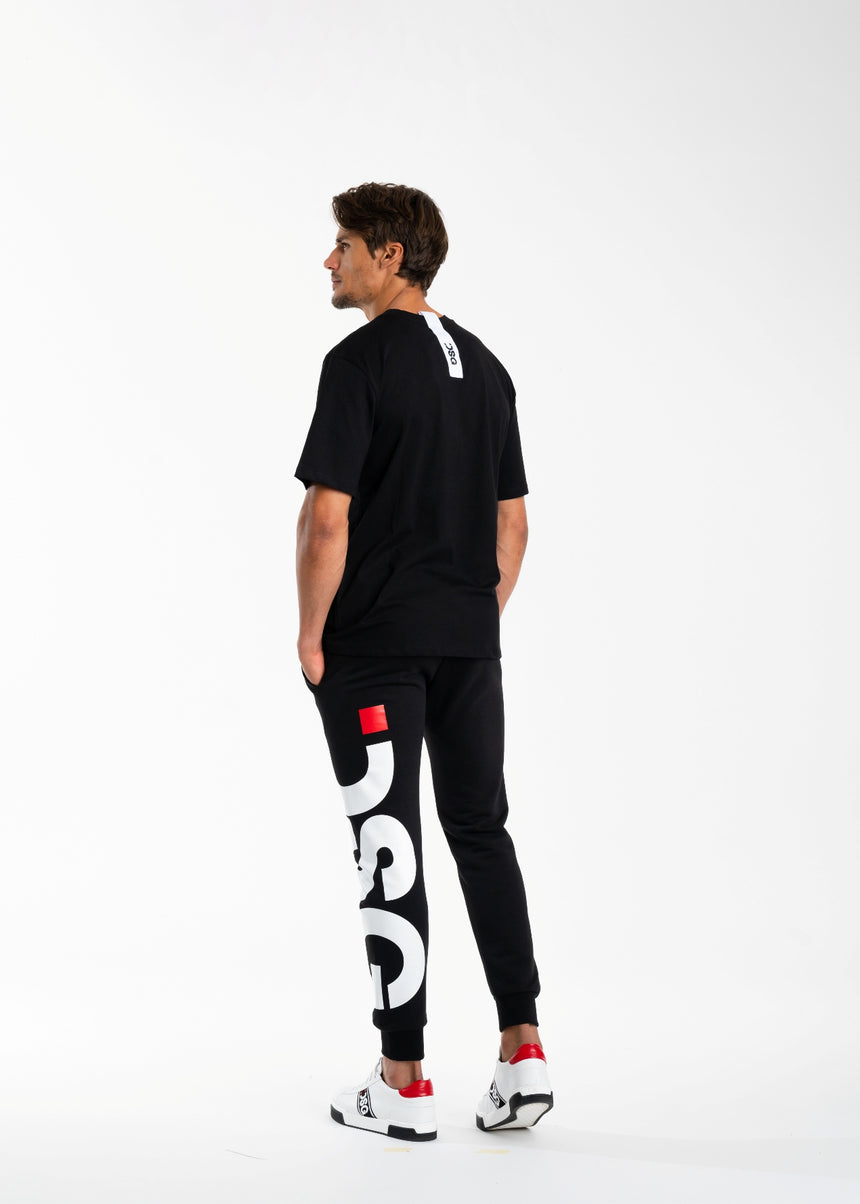 T-SHIRT DSG NERA CON STAMPA SMILE BIANCA