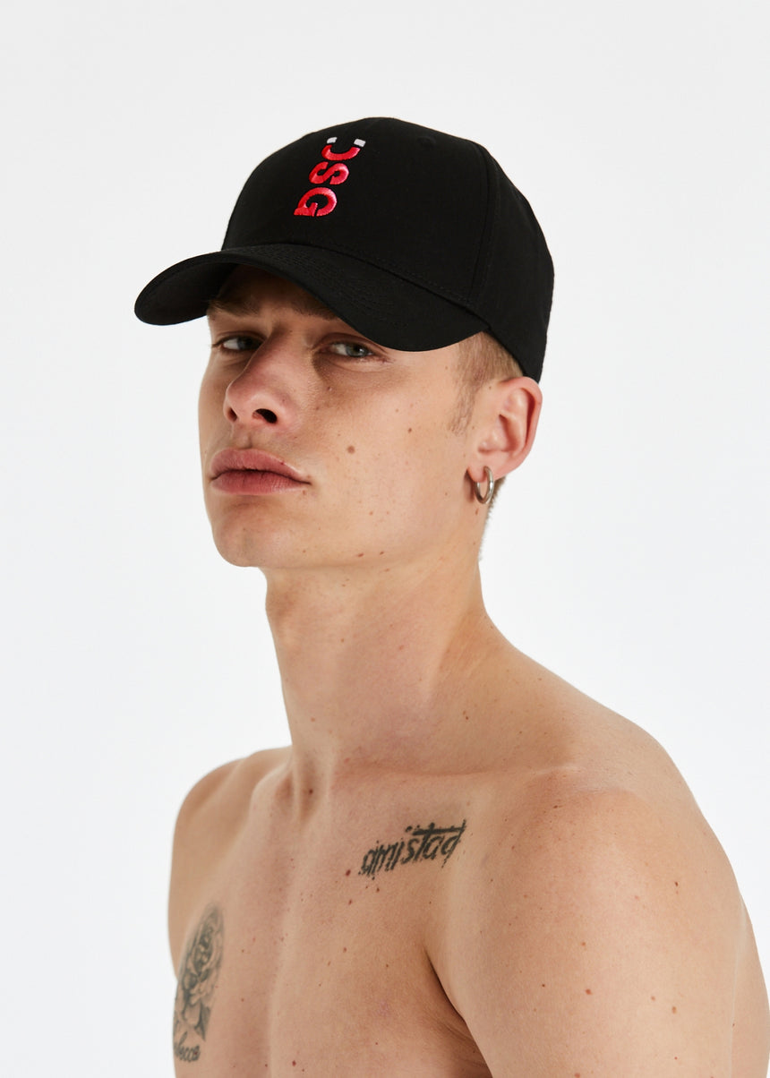 CAPPELLO DSG BASEBALL CON RICAMO ROSSO