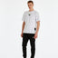 T-SHIRT DSG BIANCA CON STAMPA "REPLY WITH SMILE" NERA SUL DIETRO