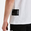 T-SHIRT DSG BIANCA CON STAMPA "REPLY WITH SMILE" NERA SUL DIETRO