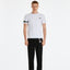 T-SHIRT ELASTICIZZATA DSG SLIM BIANCA CON RICAMO E GRO