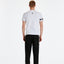 T-SHIRT ELASTICIZZATA DSG SLIM BIANCA CON RICAMO E GRO