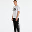 T-SHIRT DSG BIANCA CON STAMPA LOGO NERA